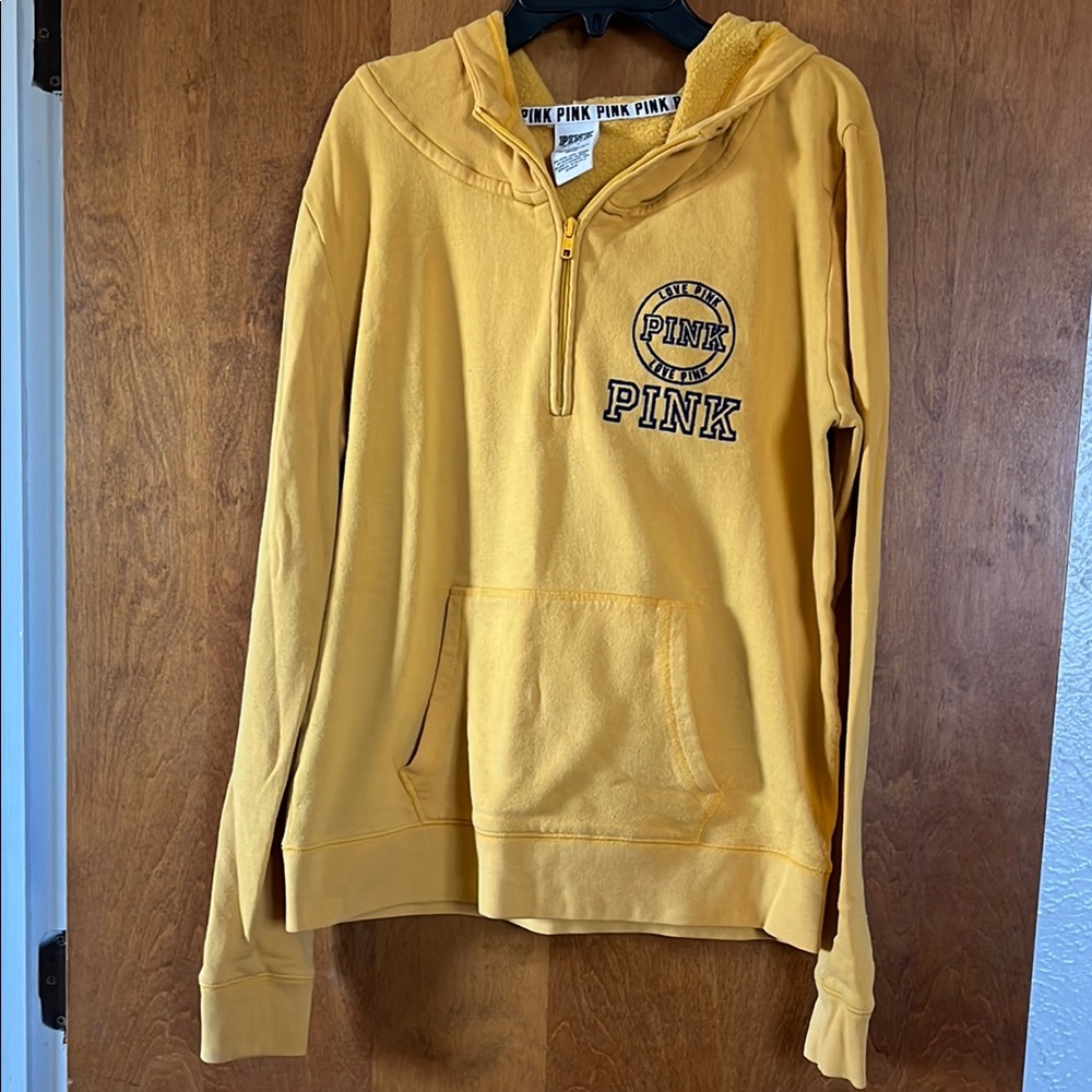 PINK Yellow Hoodie